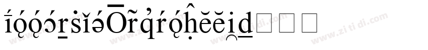 Accent Graphic W00 B字体转换